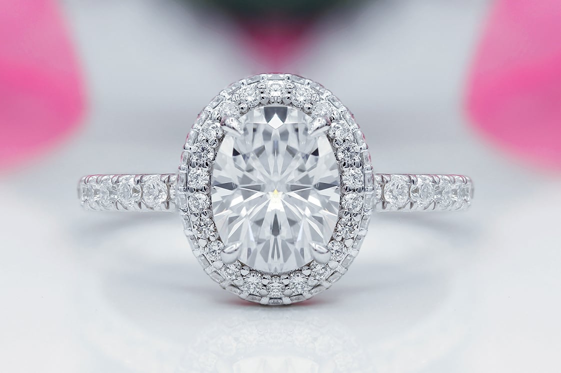 engagement rings in diamond