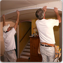 repairing drywall ceiling seam cracks