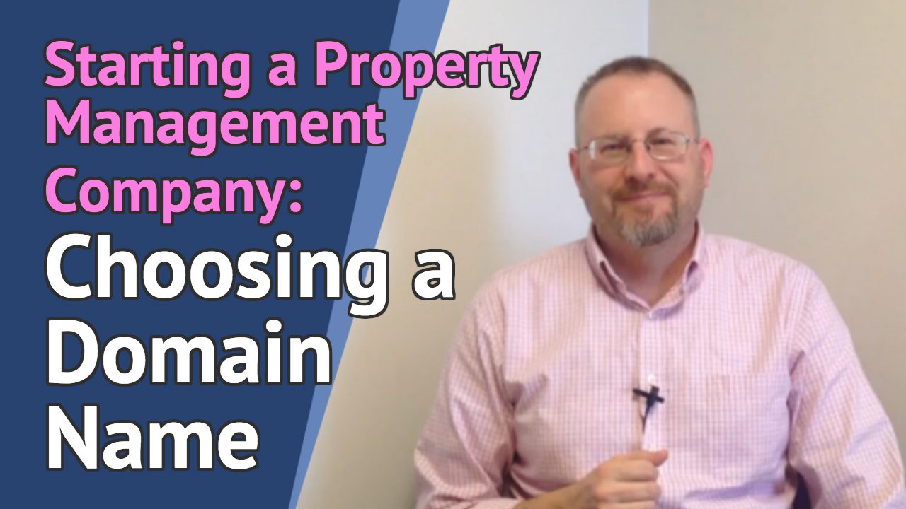 using a property management company
