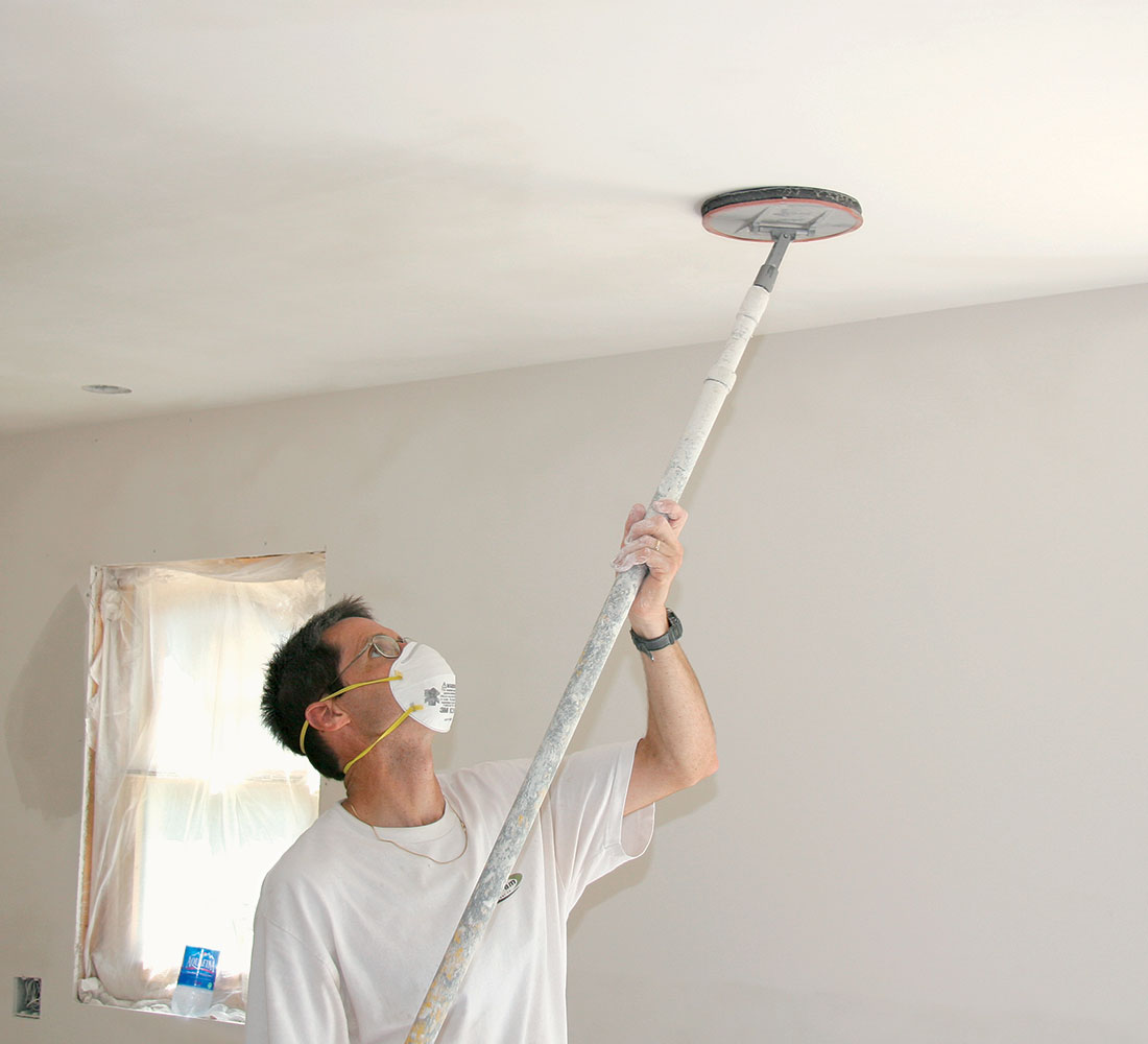 small ceiling drywall repair